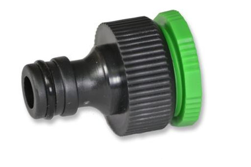 Штуцер быстрого подключения для шланга 1/2"-3/4" резьбовой п/эт