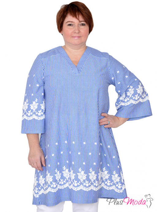 Туника Модель №415 размеры 44-80 - Plusmoda фото 5
