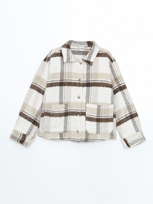 Ekose K?z ?ocuk G?mlek Ceket