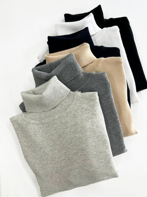 Джемпер (водолазка) 33-12240 бежевый