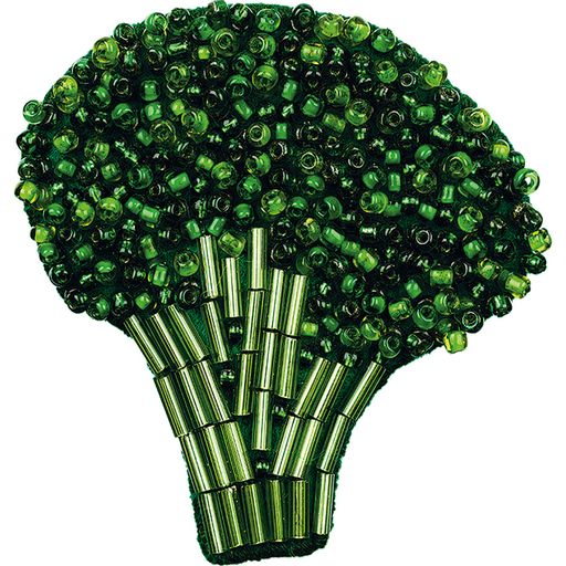 Klart набор для вышивания 10-003 Брошь. Брокколи 5.5 х 5.5 см