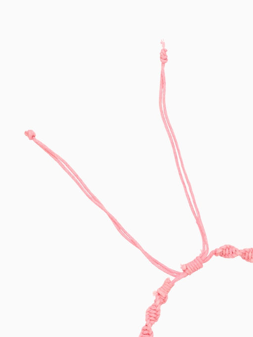 Браслет на ногу анклет «Пляжный», длина 18 см, розовый
