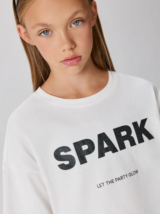 ACOOLA / Футболка детская для девочек Mardin белый фото 3