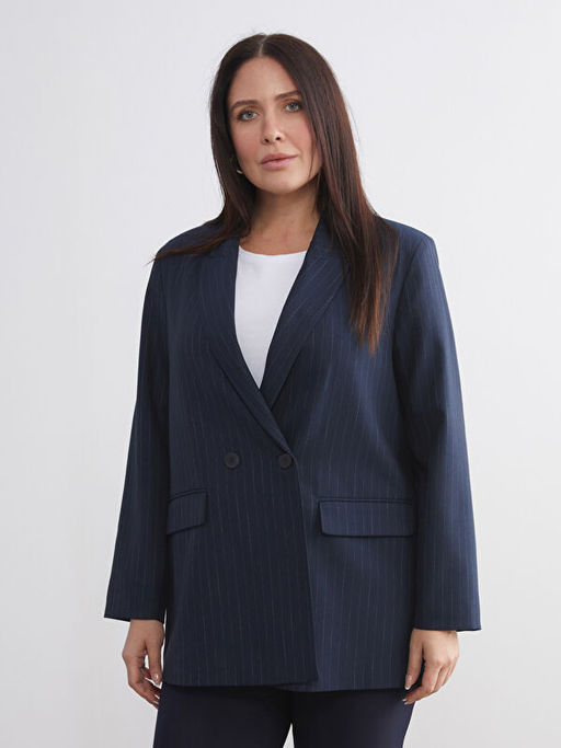 ?izgili Kad?n Blazer Ceket