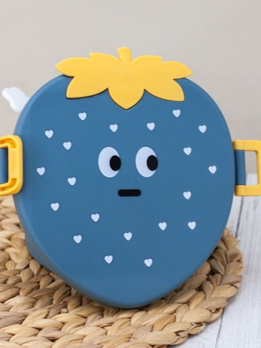 Ланчбокс "Strawberry", blue (750 мл)