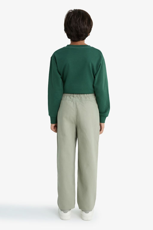 %100 Pamuk Loose Fit Standart Pa_a Gabardin Pantolon Erkek _ocuk - Defacto фото 7