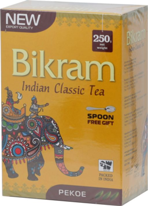 Bikram. Черный Pekoe + ложка 250 гр. карт.пачка ИНДИЯ