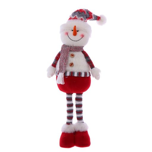 Игрушка набивная "Снеговик", L23 W13 H70 см, 2в.