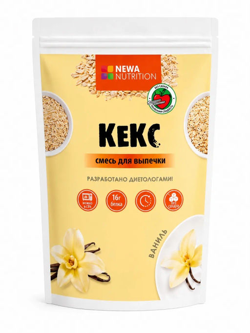 Смесь для выпечки Кекс высокобелковый (вкус: ваниль) без сахара