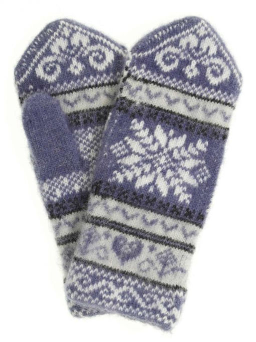 Варежки женские "Снежинка"ПП 3217-12