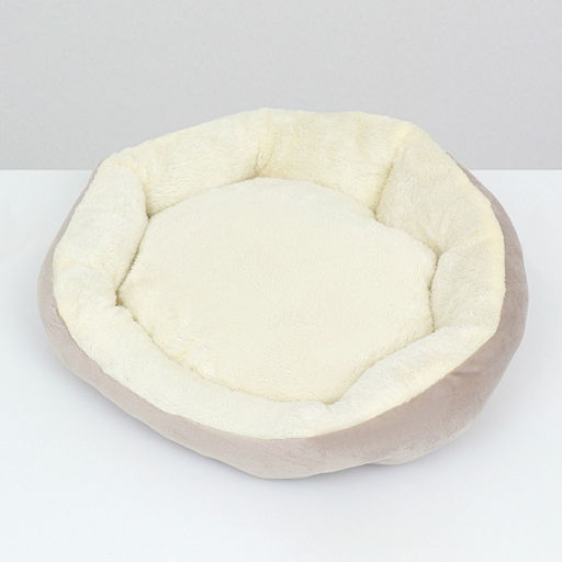 Лежанка для животных Кувшинка, 35 см, серо-белая - Пижон фото 3