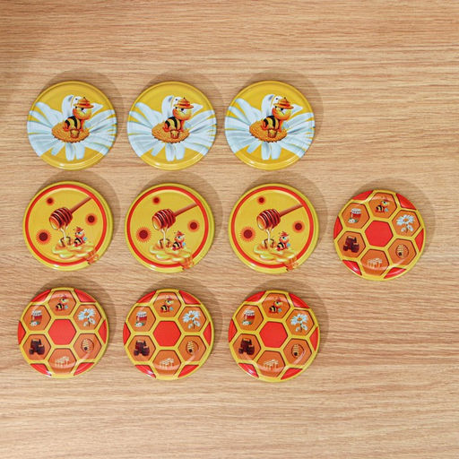 Цена за 20 шт. Крышка для консервирования Мёд, ТО-82, лакированная, упаковка 20 шт - Simaland фото 5