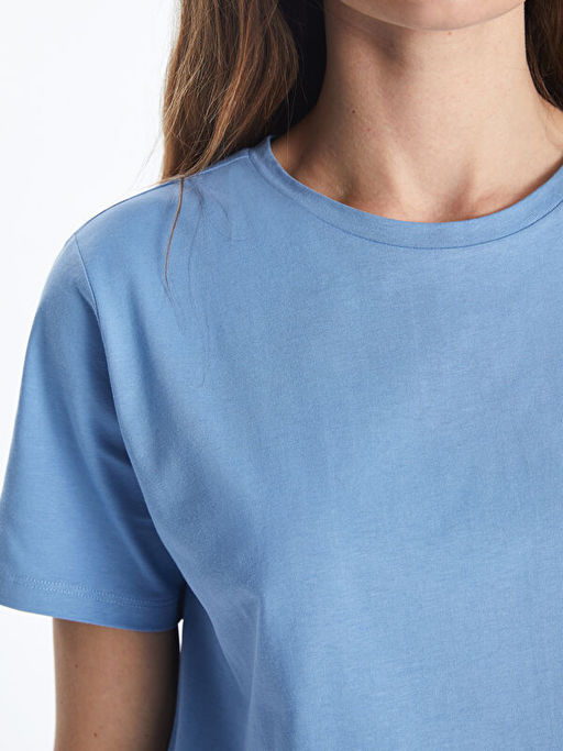 Bisiklet Yaka Kad?n Ti??rt