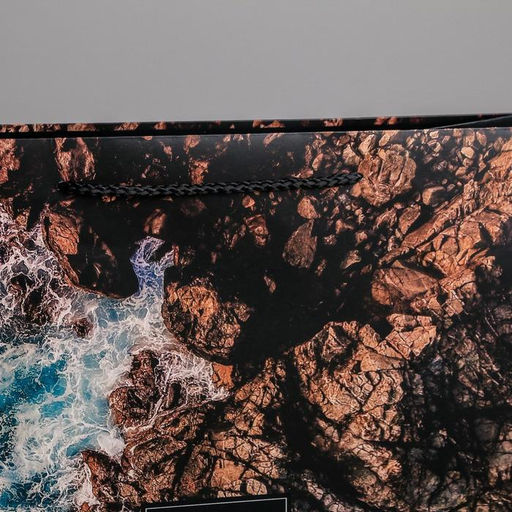 Пакет подарочный ламинированный, упаковка, «Море», L 31 х 40 х 11.5 см