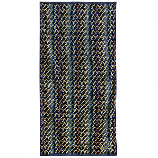 Missoni-3002 Полотенце махровое 100х150см, плотность 375гр/м2, 100% хлопок, синий, Bolangde (Китай) - Домашняя мода фото 2
