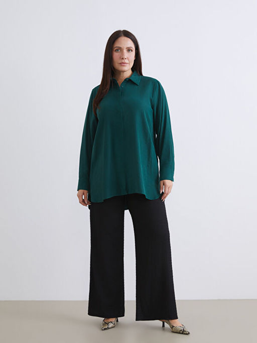 Beli Lastikli Dokulu Kad?n Pantolon