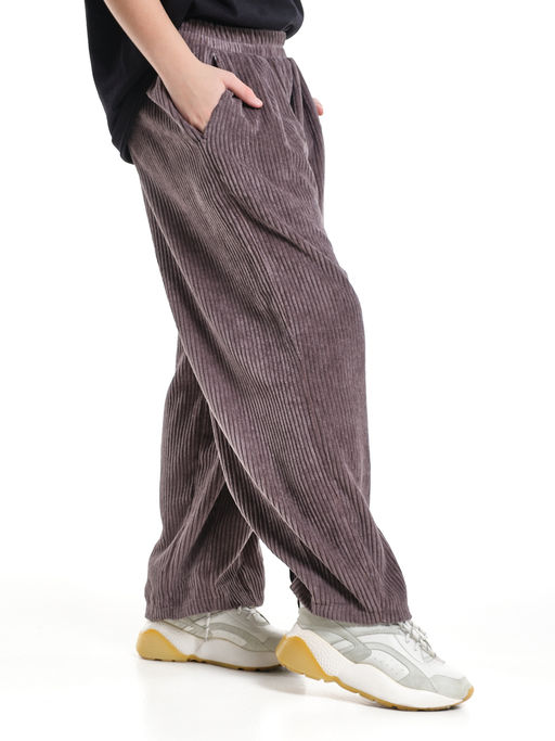 Брюки вельветовые для девочки 22-7614 бежевый - Mini maxi фото 18