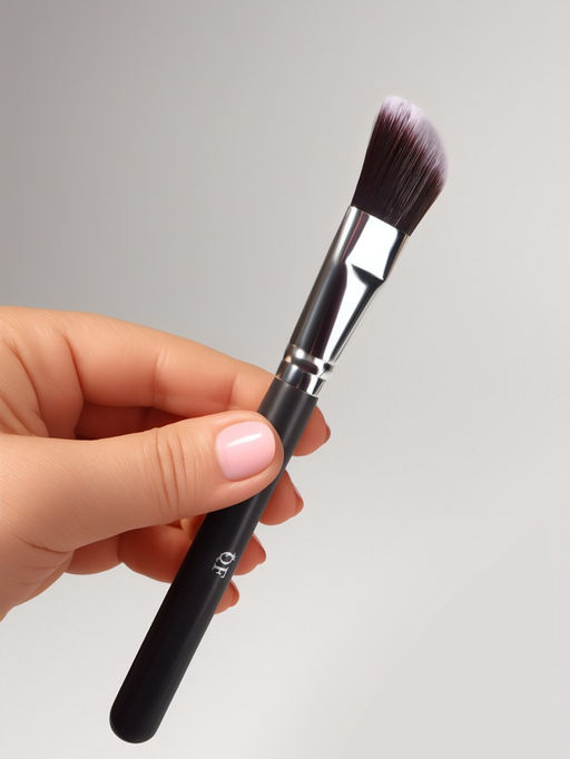 Цена за 3 шт. Кисть для макияжа Brush GRAPHITE, 17.5 (±1) см, тёмно-серая