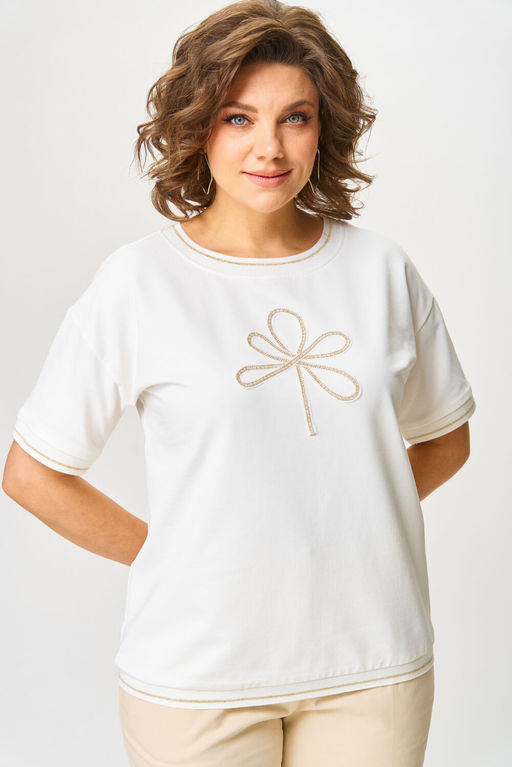 Футболка Rumoda 2261 молочный фото 8