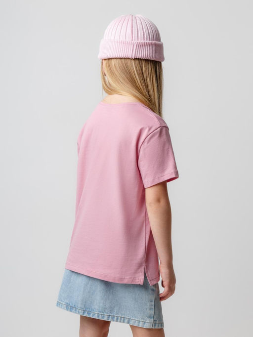 КР 301862/розовый зефир фуфайка (футболка) для дев