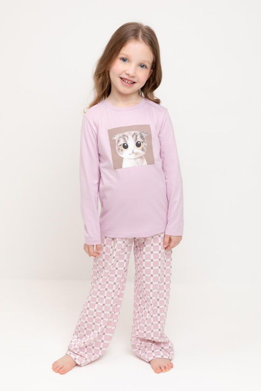 К 1623/фламинго,мозаика пижама для дев