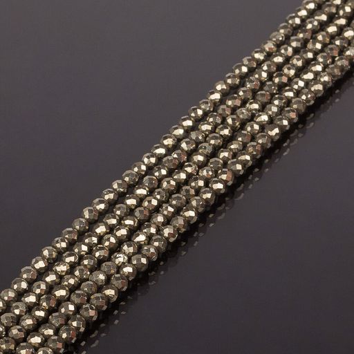 Бусины для украшений из Пирита 39 см