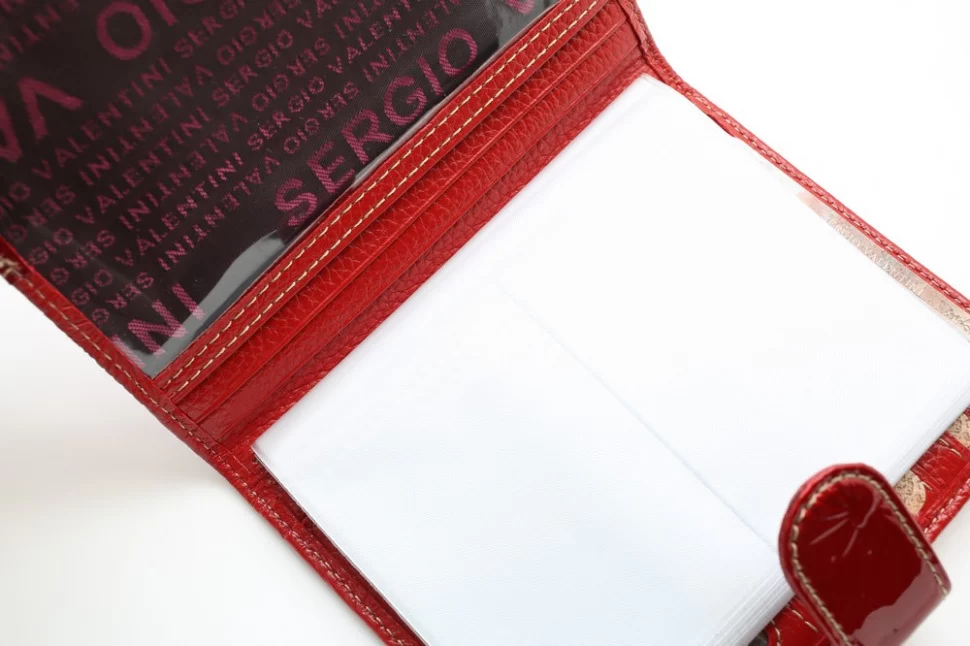 Женская кожаная визитница Sergio Valentini СВ 3247-060  фото 7
