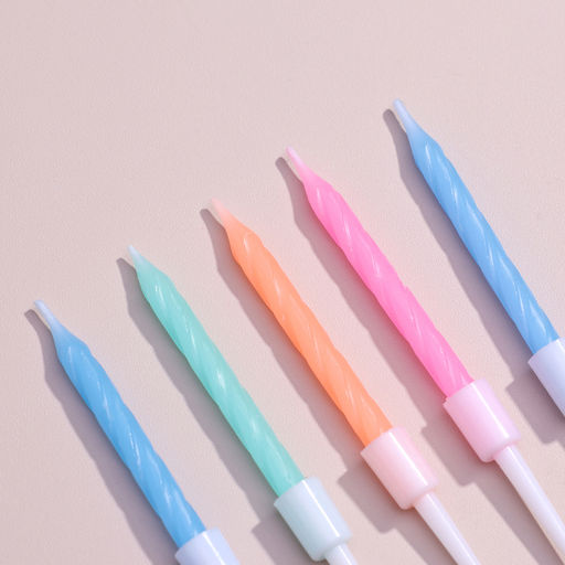 Цена за 10 шт. Свечи для торта Неон, 10 шт, МИКС, 5 см - Страна карнавалия фото 5