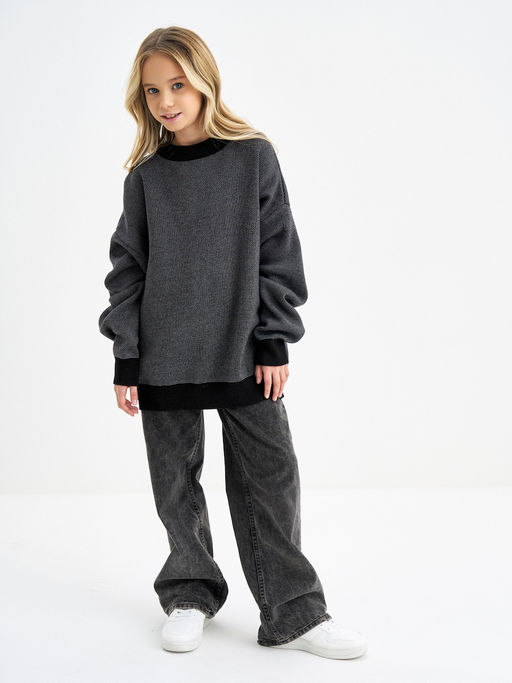 Черный джемпер для мальчика