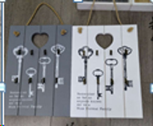 Ключница открытая на 4 крючка / GVT-901 /уп 48/