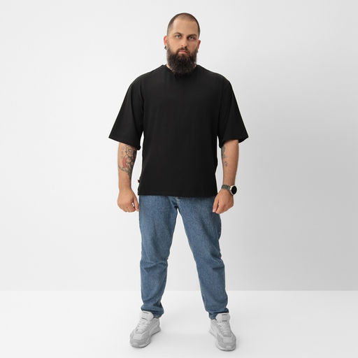 Футболка мужская MIST «Русский стиль», черный, р. 54