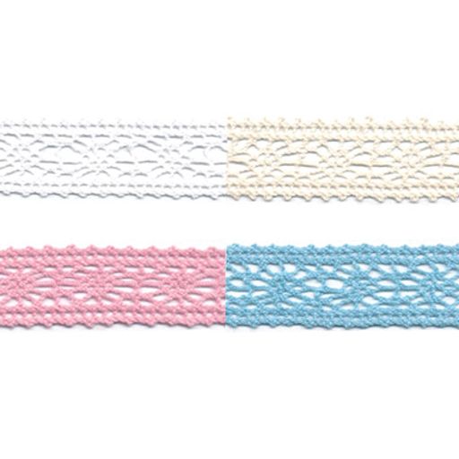 Gamma кружевная лента 12 - 13 мм HVK-15 в рулоне 22.8 м 0.5 СК/Распродажа