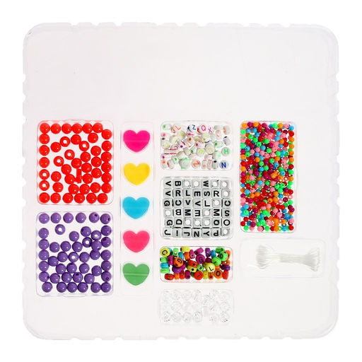 Набор для творчества Создай своё украшение, 600 бусин и шармов