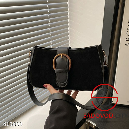 Сумка из мягкой эко-замши с кожаными вставками - Bruno фото 8