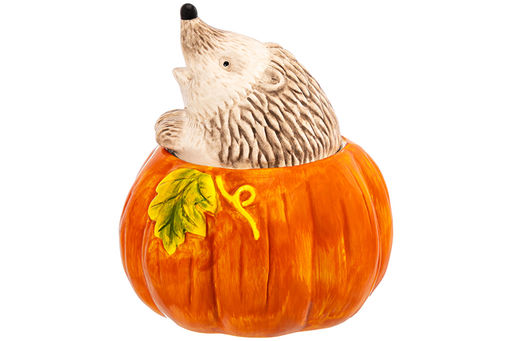 Банка для печенья 1,1 л 15,5*15,5*17,5 см Ёжики, с крышкой, керамика - Elan gallery фото 11