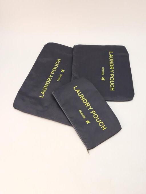 Набор органайзеров для путешествий 6 шт. Laundry pouch, grey - I likegift фото 6