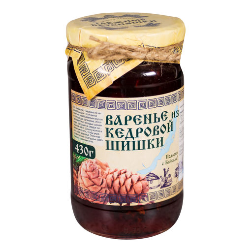 Варенье из кедровых шишек в сосновом сиропе 430 г.
