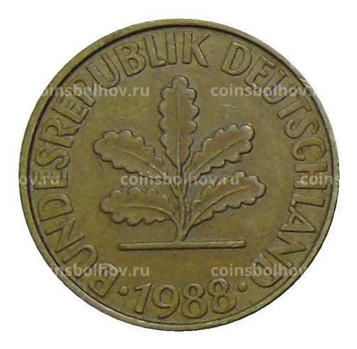 10 пфеннигов 1988 года F Германия
