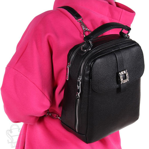 Рюкзак женский 69147 black Velina Fabbiano-Safenta/30 в Новосибирске