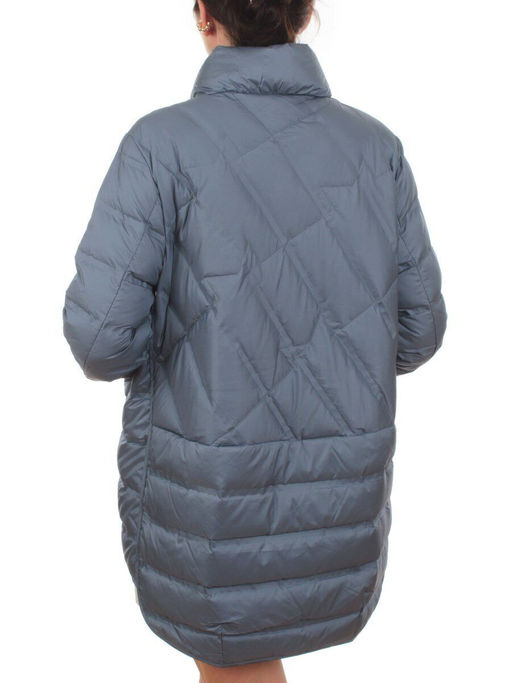 H24-328 BLUE Куртка пуховая облегченная женская (белый утиный пух) - Fashion фото 6