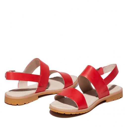 Женские сандалии Timberland Chicago Riverside Sandal 2 Strap красные  фото 3