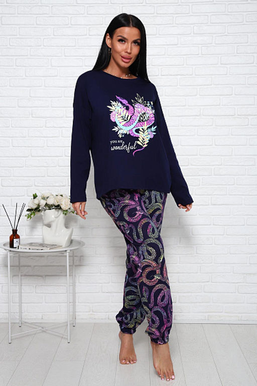 Костюм с брюками (01027. малиновый) - Плиона фото 9