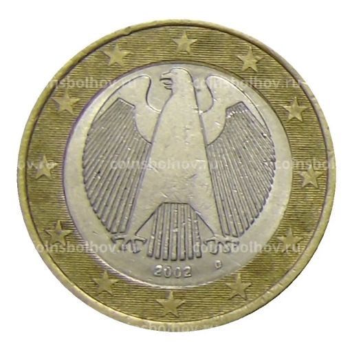 1 евро 2002 года D Германия