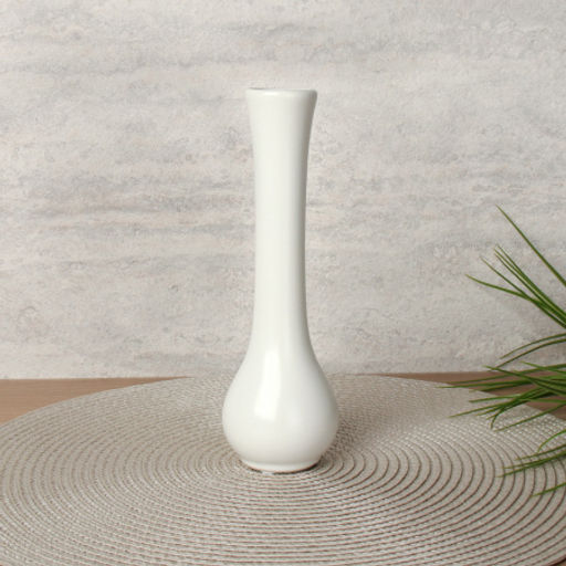 Ваза / 48024W /уп 2/48/ белая - Галеонтрейд фото 2