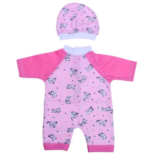 Комбинезон с шапочкой МИКС