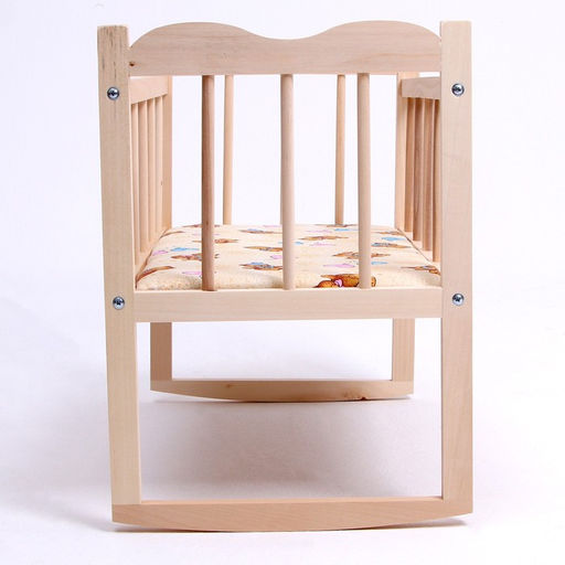 Кровать - качалка для кукол, большая, 50×30×45 см