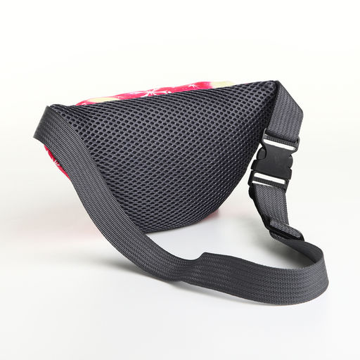 Сумка поясная «Космос» детская, на молнии, малиновая