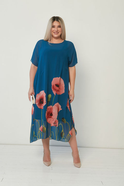 Платье Luxury Moda 901 бирюзовый