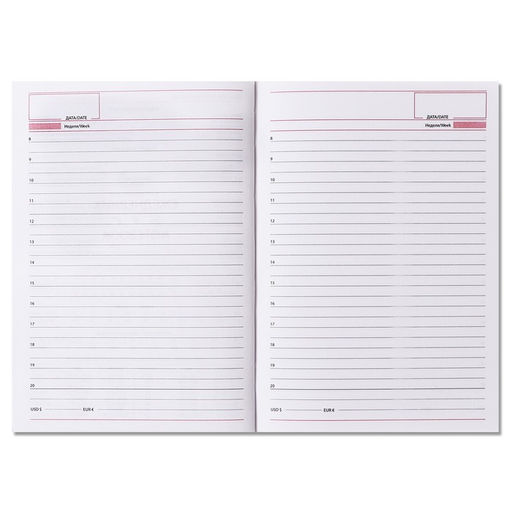 Ежедневник недатированный Calligrata. Vivella, А5, 160 листов, кожзам, чёрный