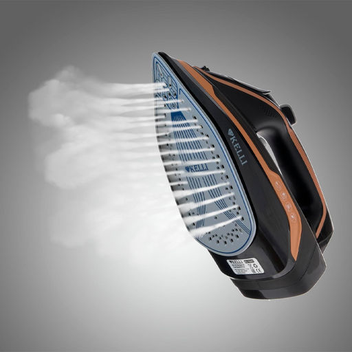 Утюг эл. с паром Kelli подошва с кер покр, 2600Вт, арт. KL-1645 - Полимербыт фото 5